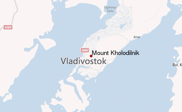Mount Kholodilnik Location Map