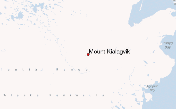 Mount Kialagvik Location Map