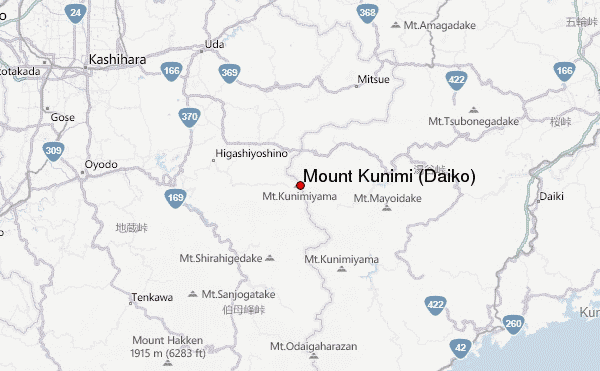 Mount Kunimi (Daikō) Location Map