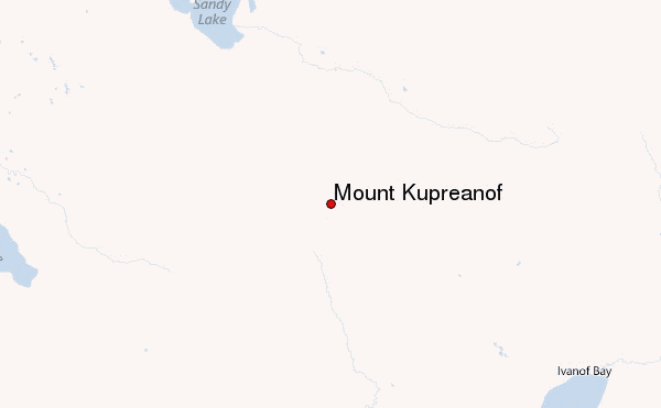 Mount Kupreanof Location Map