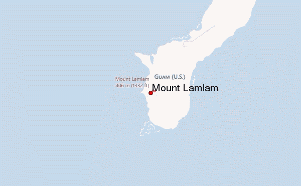 Mount Lamlam Location Map