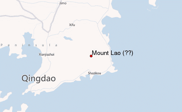 Mount Lao (崂山) Location Map