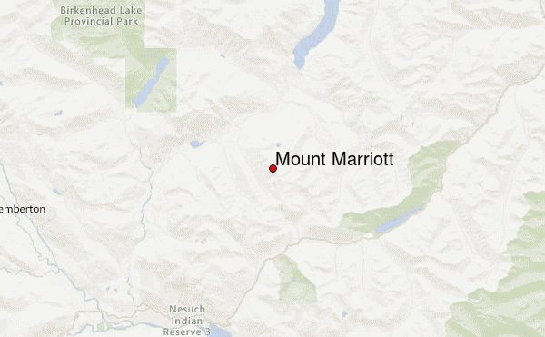 Mount Marriott Location Map