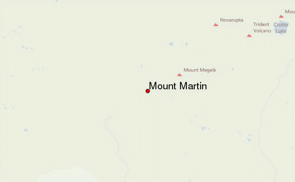 Mount Martin Location Map