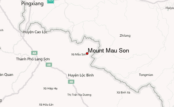 Mount Mau Son Location Map