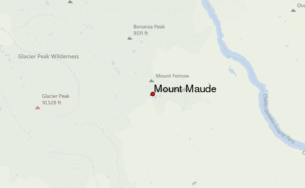 Mount Maude Location Map