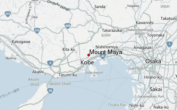 Mount Maya Location Map