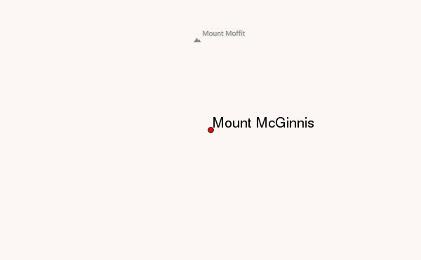 Mount McGinnis Location Map