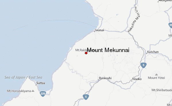 Mount Mekunnai Location Map
