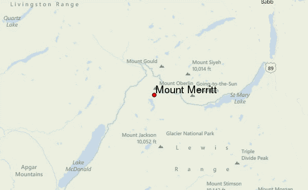 Mount Merritt Location Map