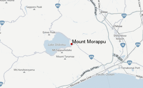 Mount Morappu Location Map
