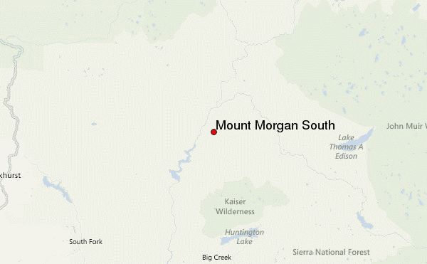 Mount Morgan South Location Map