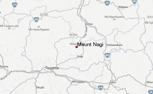 Mount Nagi Location Map