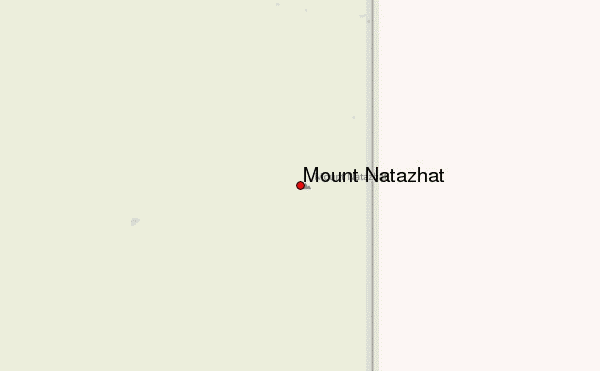 Mount Natazhat Location Map