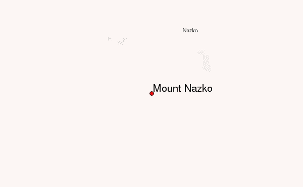 Mount Nazko Location Map