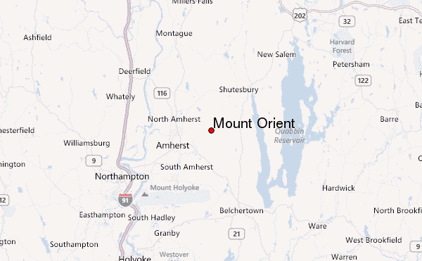 Mount Orient Location Map
