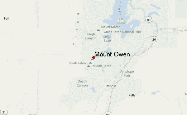 Mount Owen Location Map