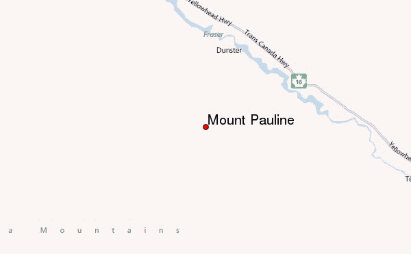 Mount Pauline Location Map