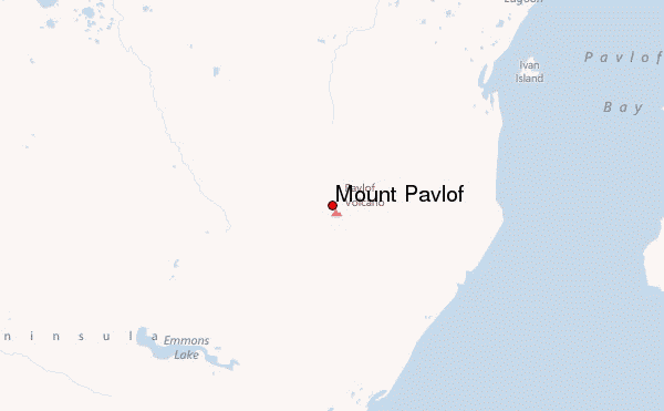 Mount Pavlof Location Map