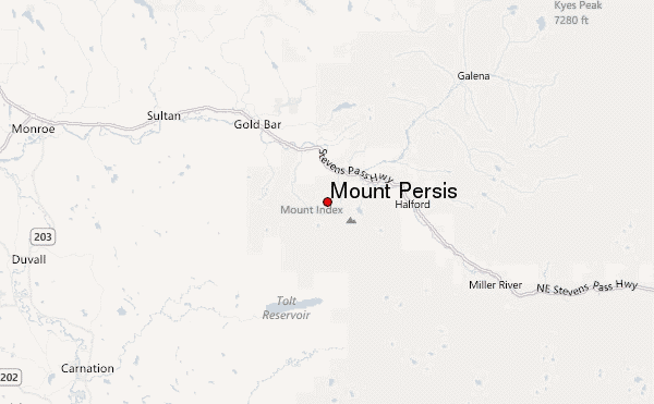 Mount Persis Location Map