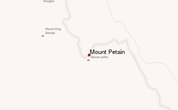 Mount Pétain Location Map
