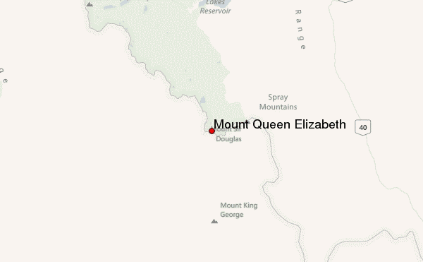 Mount Queen Elizabeth Location Map