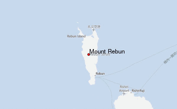 Mount Rebun Location Map