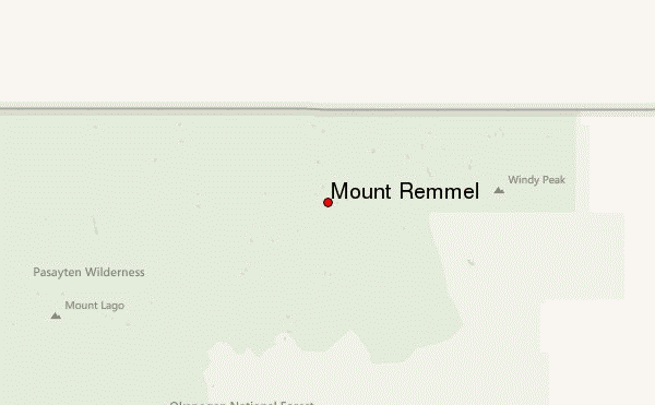 Mount Remmel Location Map