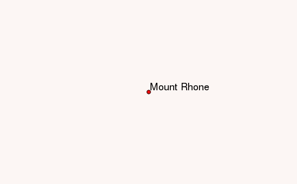 Mount Rhone Location Map