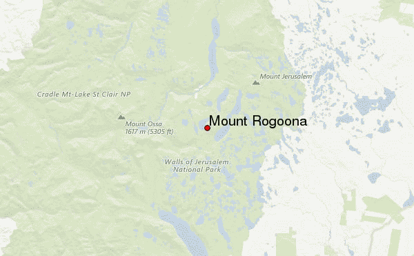Mount Rogoona Location Map