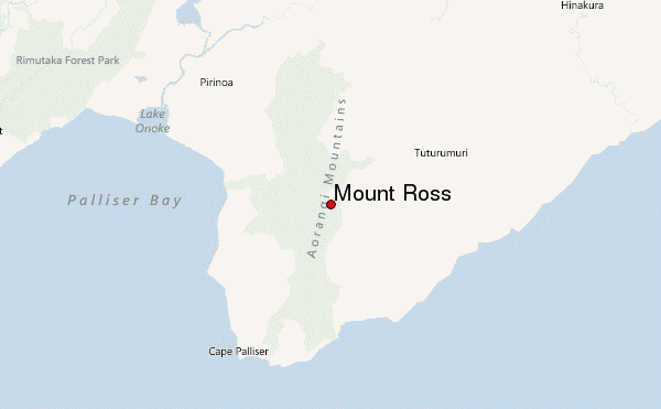 Mount Ross Location Map
