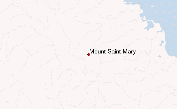 Mount Saint Mary Location Map