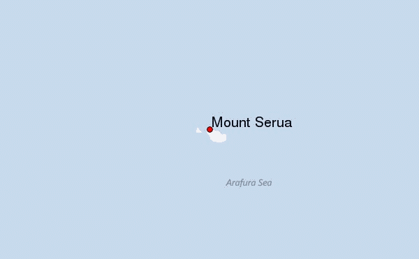 Mount Serua Location Map