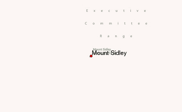 Mount Sidley Location Map