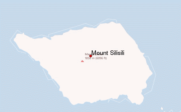 Mount Silisili Location Map