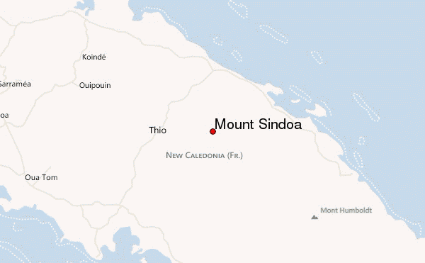 Mount Sindoa Location Map