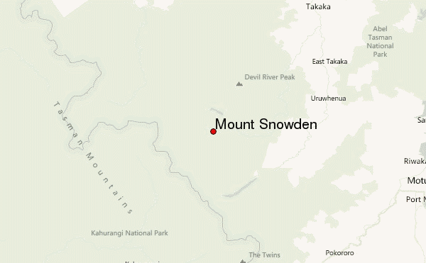 Mount Snowdon Location Map