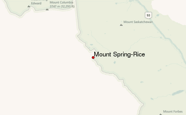 Mount Spring-Rice Location Map