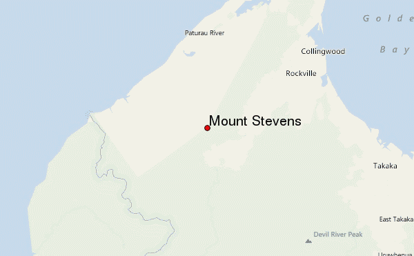 Mount Stevens Location Map
