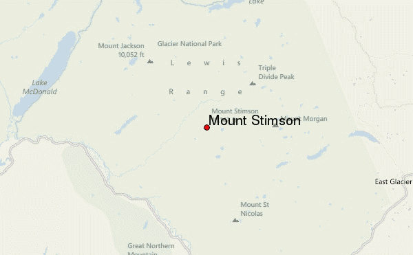 Mount Stimson Location Map