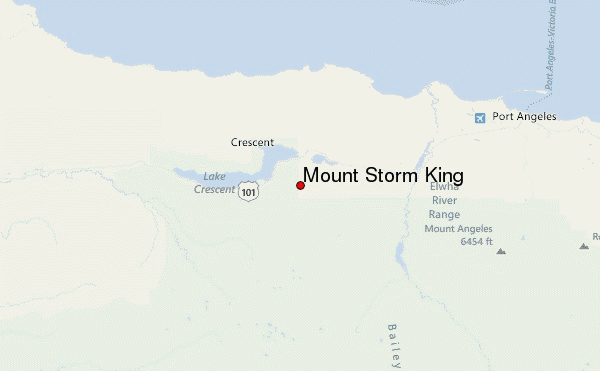 Mount Storm King Location Map