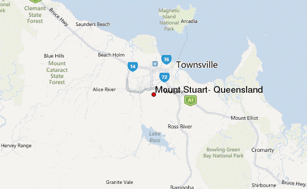 Mount Stuart, Queensland Location Map