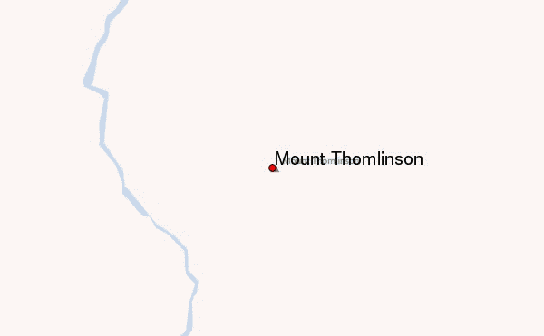 Mount Thomlinson (Babine Range) Location Map