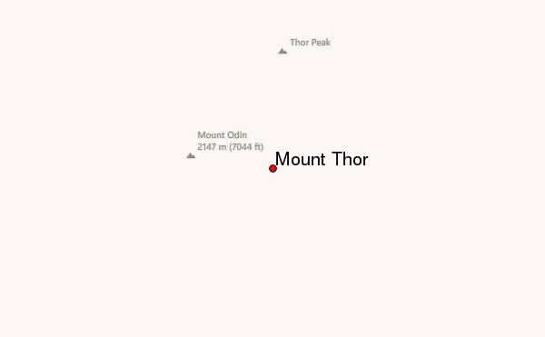 Mount Thor Location Map