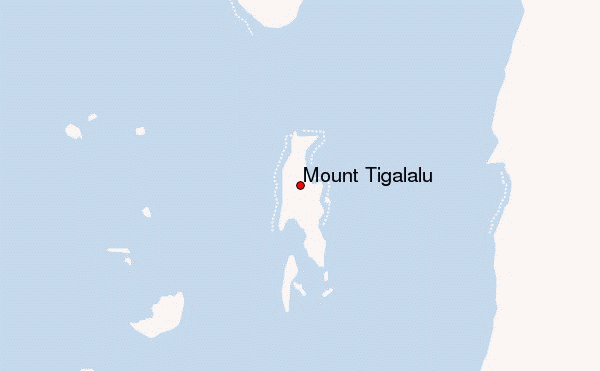 Mount Tigalalu Location Map