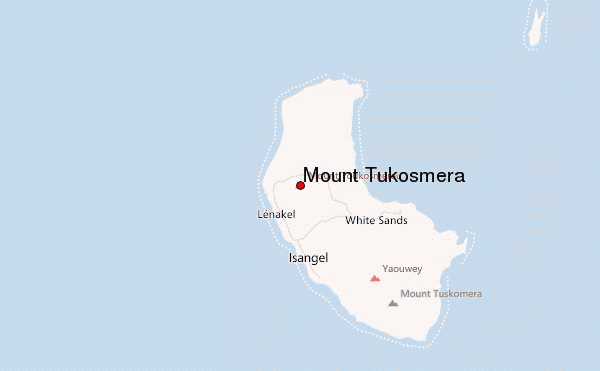Mount Tukosmera Location Map