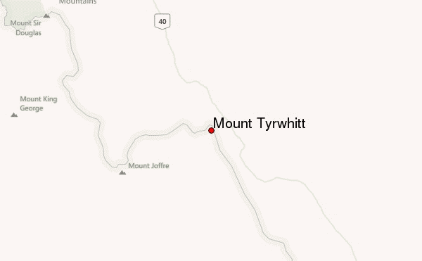 Mount Tyrwhitt Location Map
