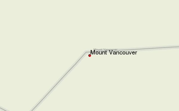 Mount Vancouver Location Map
