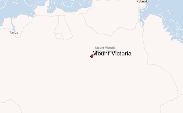 Mount Victoria Location Map