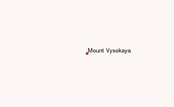 Mount Vysokaya Location Map
